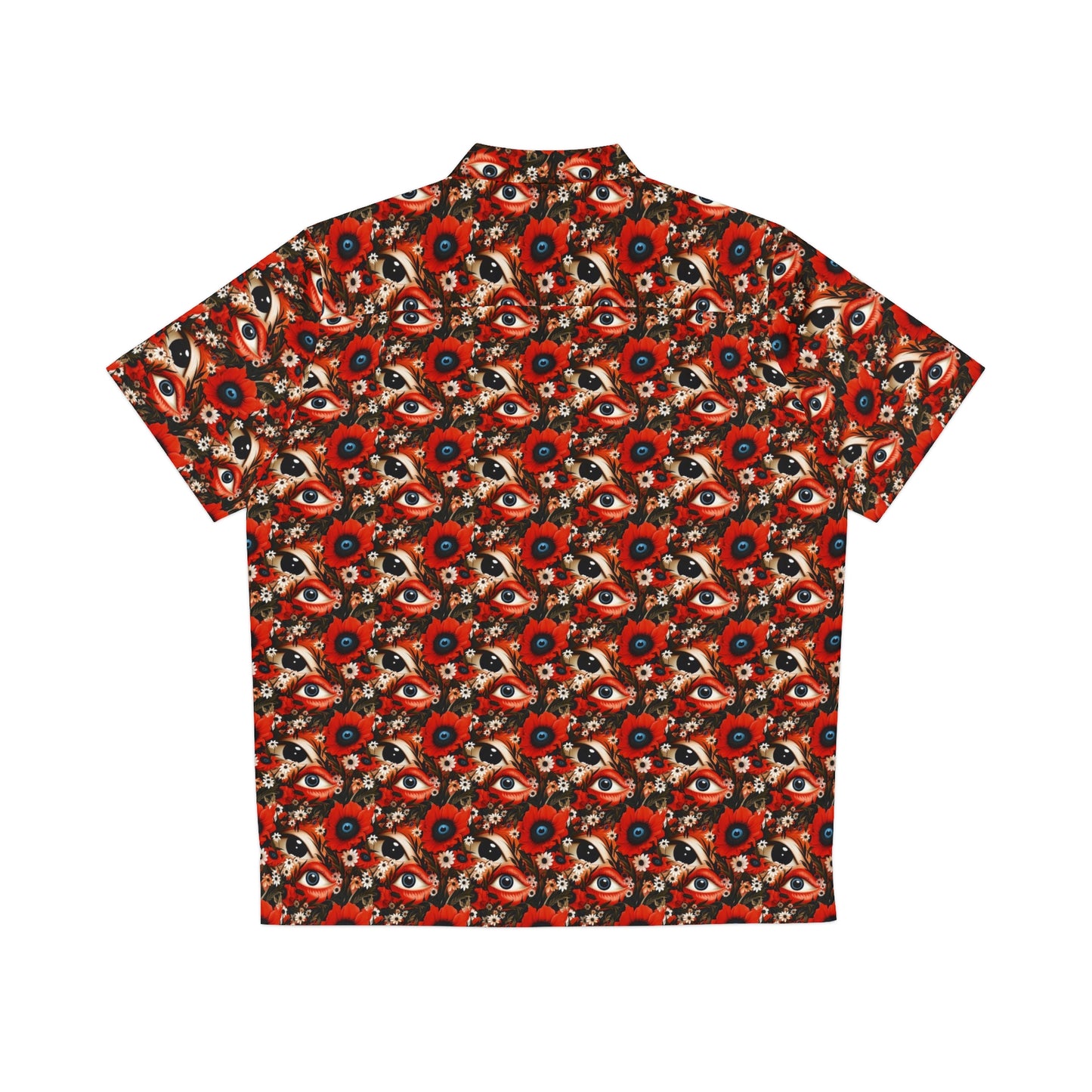 Flower Eyes Men's Hawaiian Shirt