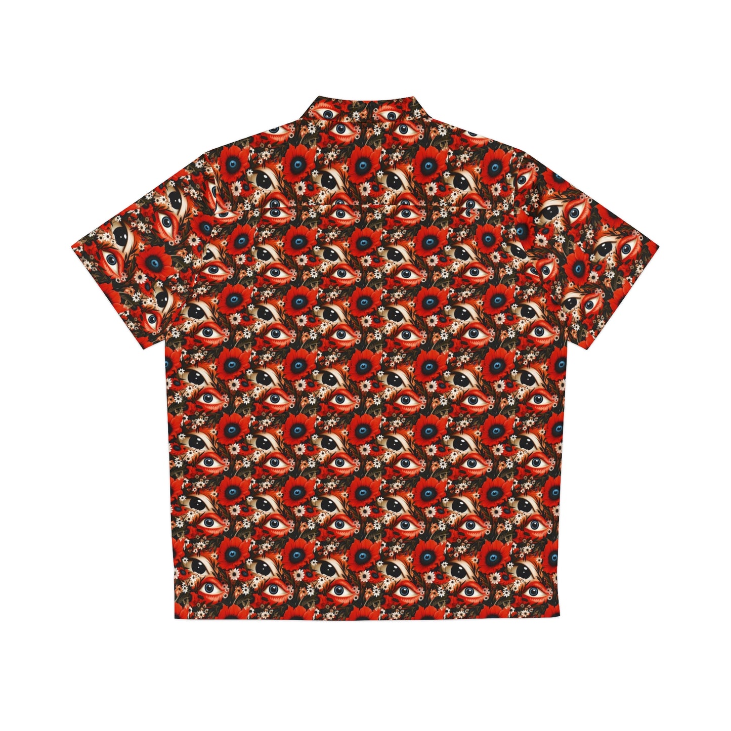 Flower Eyes Men's Hawaiian Shirt