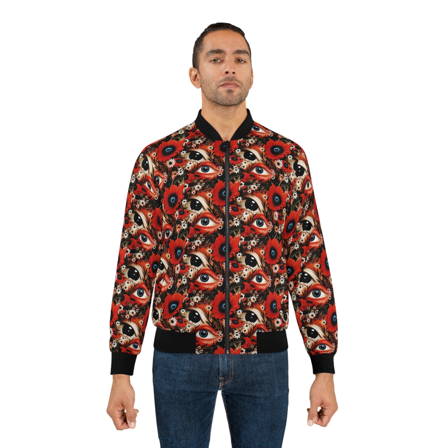 Flower Eyes Men's Bomber Jacket