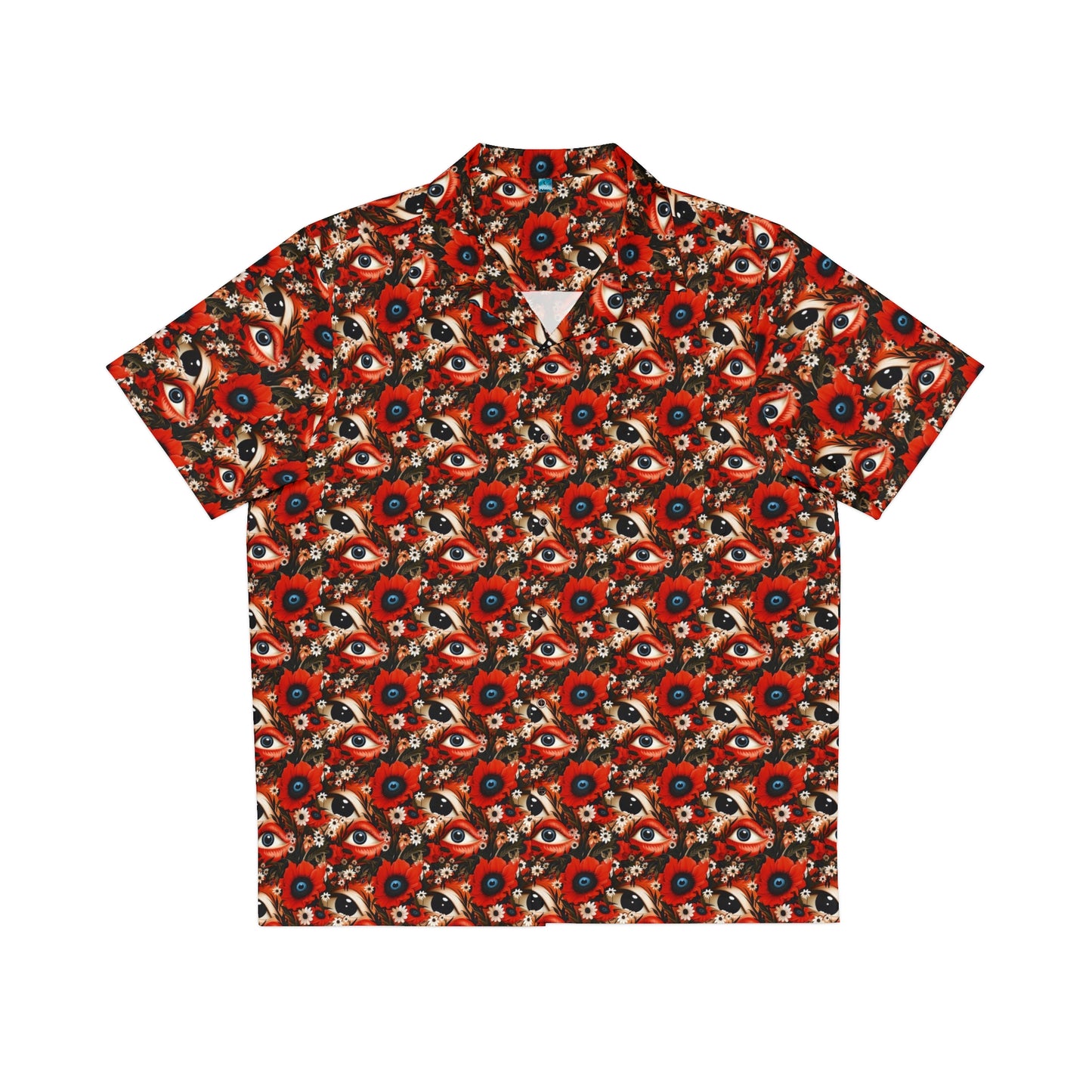 Flower Eyes Men's Hawaiian Shirt