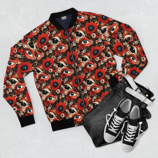 Flower Eyes Men's Bomber Jacket