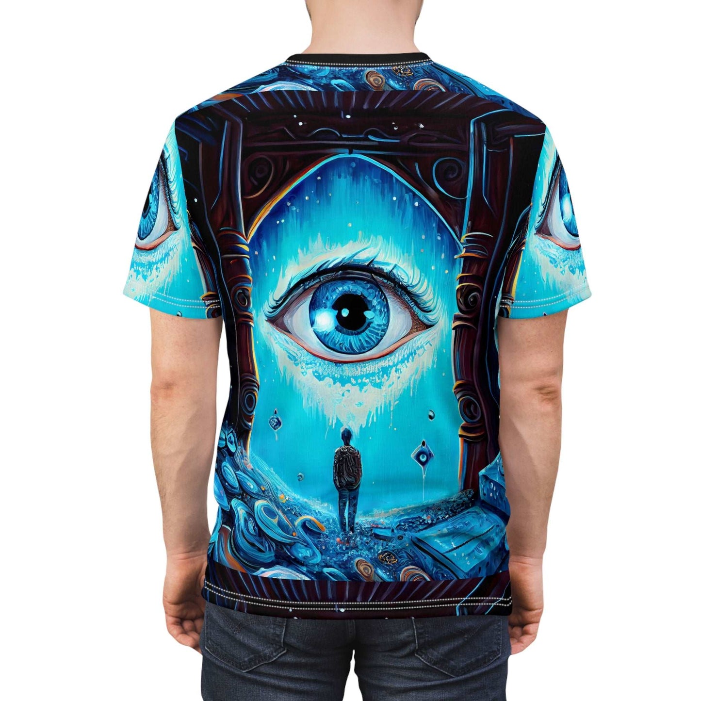 Eyes Have It #1 Unisex AOP Cut & Sew Tee