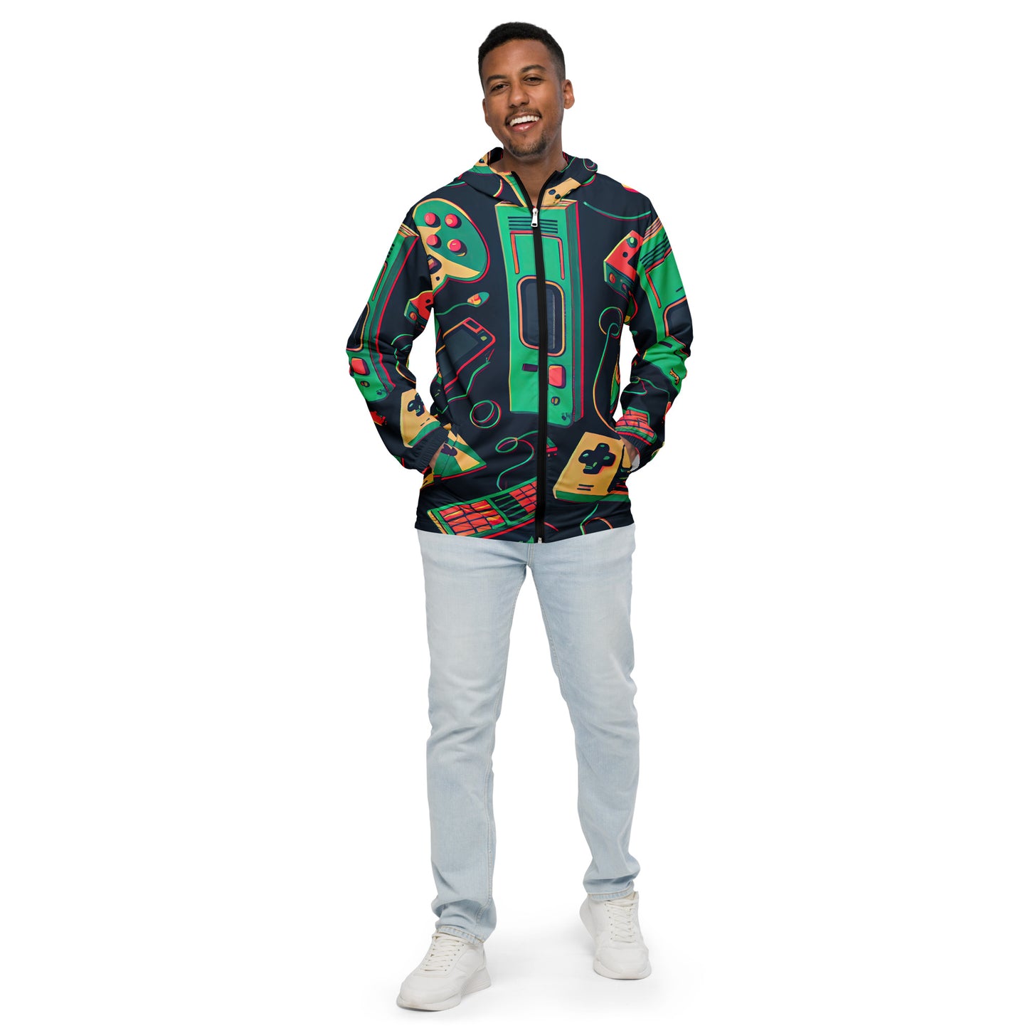 EST Aesthetics - Retro-Gamer Men’s windbreaker