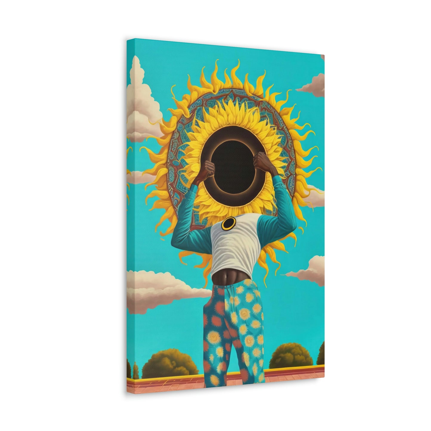 Sunflower Sammie - Canvas Gallery Wraps