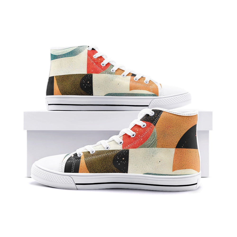 EST Aesthetics Unisex High Top Canvas Shoes