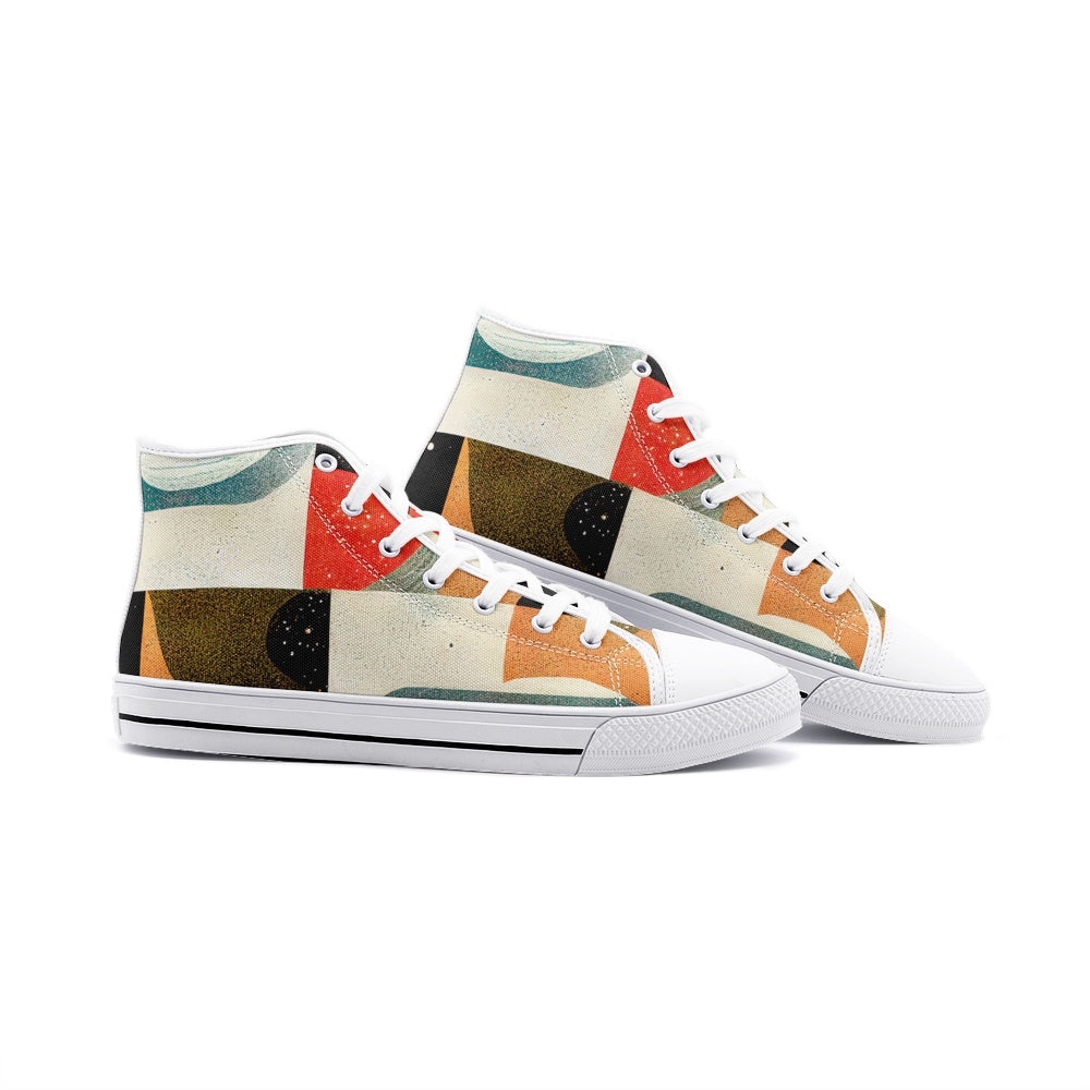 EST Aesthetics Unisex High Top Canvas Shoes