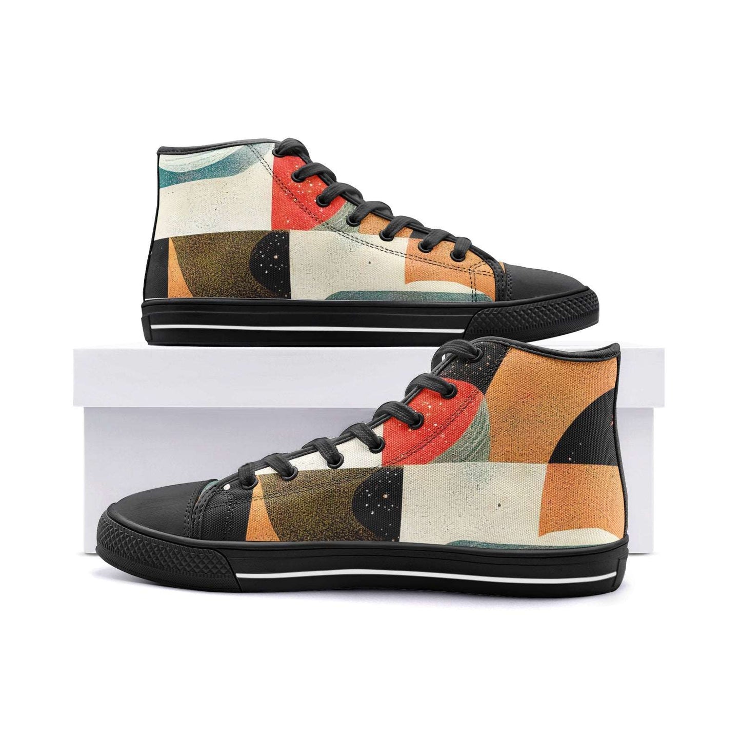 EST Aesthetics Unisex High Top Canvas Shoes