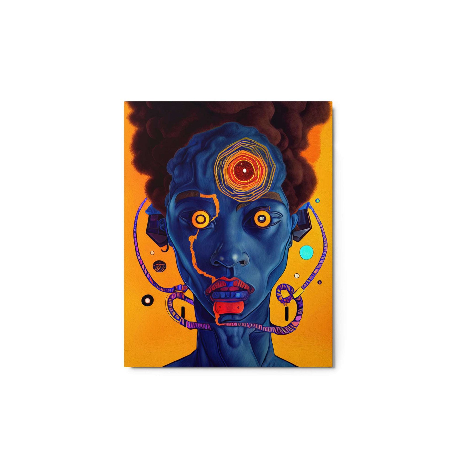 Indigo Psionic - Metal prints